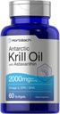 ホルバハチ・アンタルク・オイル 2000mg | 60 Softgel カプセル | Omega-3, EPA, DHA サプリメント | アスタキサンチン付 | 非GMO, グルテンフリー