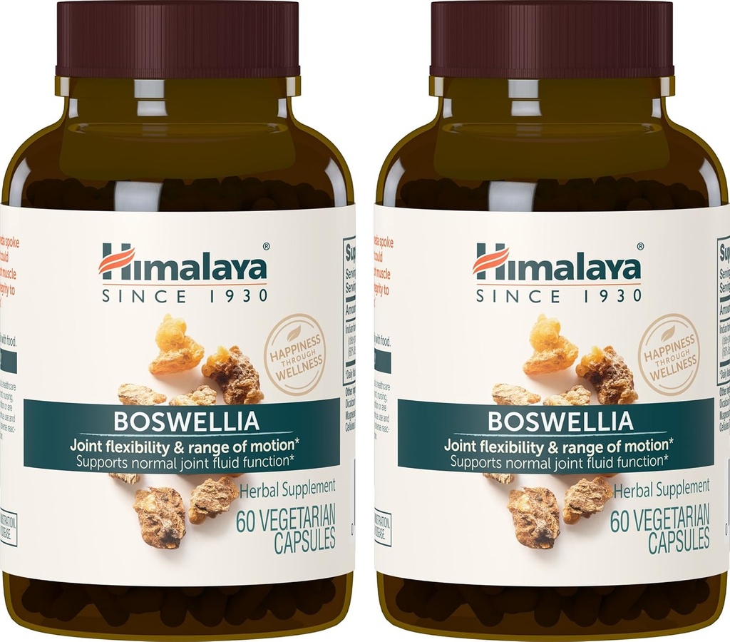 ヒマラヤボスウェリア、モビリティと柔軟性のための共同サポート、ティッシュ保存、250 mg、60カプセル、1ヶ月の供給、2パックを促進