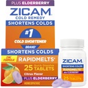 Zicamの風邪-救済亜鉛RapidMelts、Elderberryの柑橘類の味、ホメオパシー、風邪の短くする薬、短縮します冷たい持続期間、25の計算