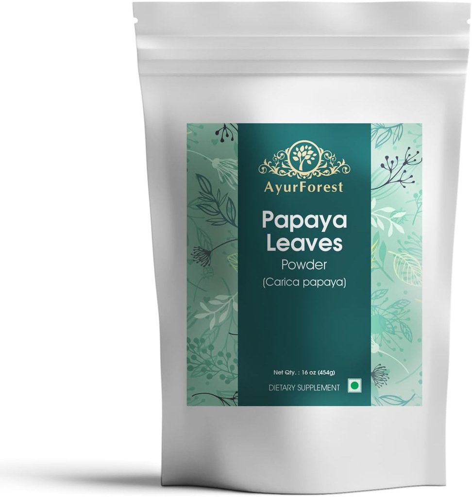 パパイヤの葉の粉はカリカパパイヤの草の補足16のOunce   454グラムを残します