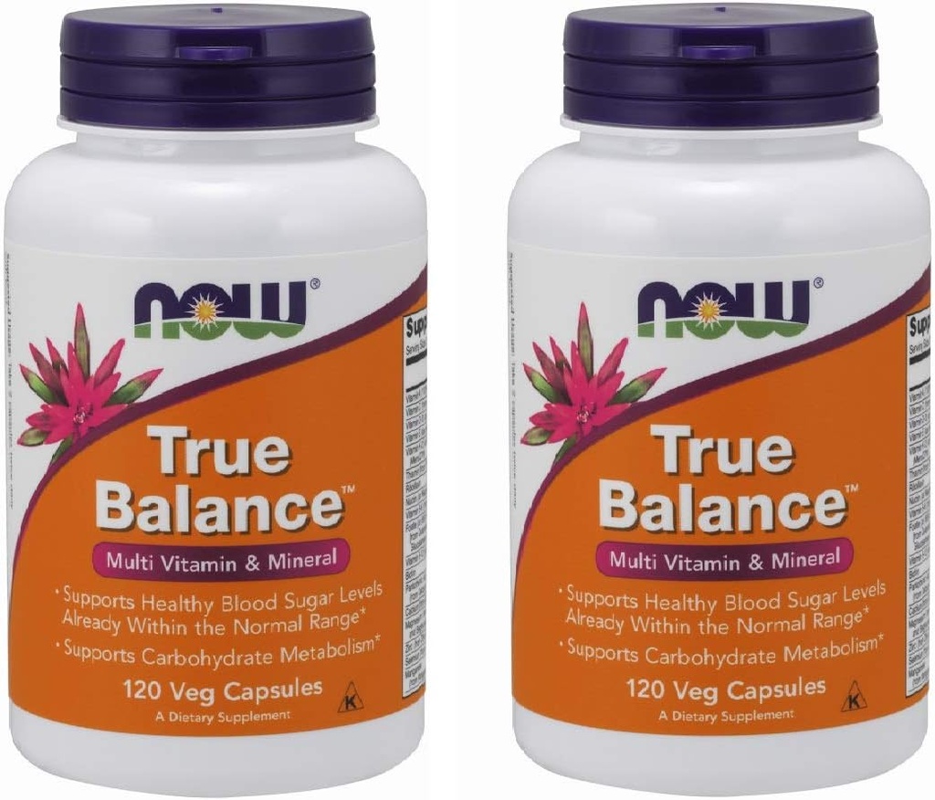 NOW Foods: True Balance Multi, 120 caps (2 Pack)