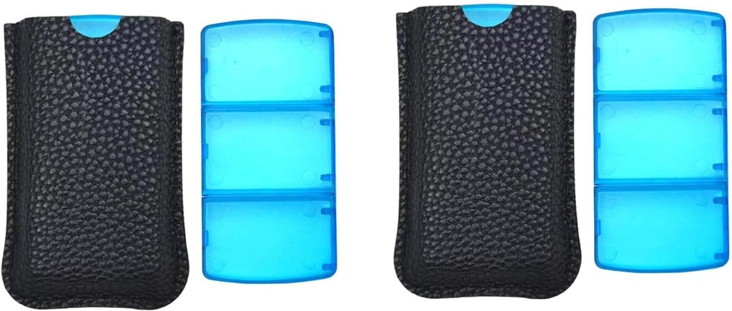 VOFOON の小さい丸薬のオルガナイザー 3 日毎日 2 のパックを回して下さい、Purse のポケット、3 のコンパートメントの携帯用薬のビタミン箱、魚油箱、補足箱のための旅行丸薬箱