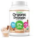 Orgain有機ビーガンプロテインパウダー、Horchata - 21g植物ベースのタンパク質、9gプレバイオティックファイバー、ローネット炭水化物、無添加砂糖、非GMO、シェイクス&スムージー、2.03ポンド