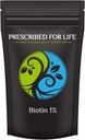 Prescribed For Life Biotin Powder, Vitamin B7 for Skin, Nail and Hair Health, USP Grade (14g)
