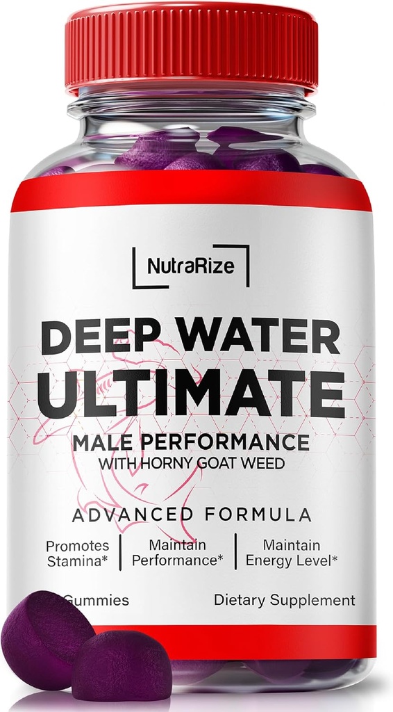 NutraRize の深い水最終的な男性のグミ - 公式の深い水男性の精査、人のための報酬の Deepwater の最終的なグミ、深い水最終的な男性のグミ、性能の検討(60 のグミ)のための報酬の Deepwater の最終的なグミ