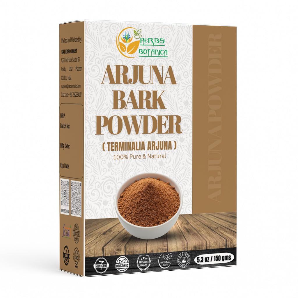 ハーブのボタニカのArjunaの粉100%の草の茶及び健康のための純粋なArjunaの樹皮の粉– DIYの使用のための微妙な地上の木の樹皮の粉– 5.3のozのパック