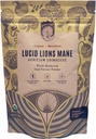 ハミルトンの Lucid Lion’s Mane | オーガニックマッシュルーム エキス パウダー for Synapse Repair, Nerve Growth Factor, Focus, Memory, Concentration | High Potency | 30% Beta Glucans | GF, Non-GMO, ビーガン (200g)