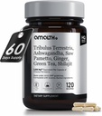 Amalth Tribulus Terrsestris、サービングごとの20:1のエキス、Ashwagandhaの最も高い効力は、Palmetto、Shilajit 120のカプセルを見ました