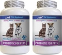 猫の悪い呼吸ホーム救済 - ペットのためのPROBIOTICS - 犬の猫 - 悪いガスと呼吸のお菓子 - 高度な免疫ブースト - 猫のプロバイオティクスペット究極の - 2ボトル(120のお菓子)
