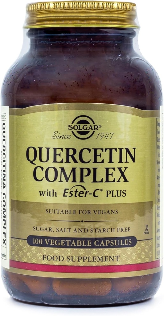 ソルガー、エスターC、50カウントのQuercitinコンプレックス
