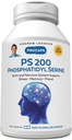 ANDREW LESSMAN PS 200 Phosphatidyl セルイン 60 カプセル - メンタル クラリティ、肯定的な気分、記憶、認知機能をサポートします。 Neurotransmitterの生産および解放のための本質。 添加剤なし
