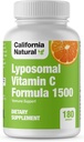 カリフォルニアの自然なLiposomalのビタミンC 1500mgの脂肪質の容解性のLiposomalのビタミンCの複合体、高吸収性、免疫サポート、高いBioavailabilityのコラーゲン サポート、酸化防止補足- 180のカプセル