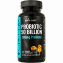 Probiotics 50億 - 11人の男性と女性のためのストレインライブプロバイオティックプレバイオティクス - 消化と免疫の健康をサポートするためのベスト。 Lactobacillus Gasseri - 有効期限