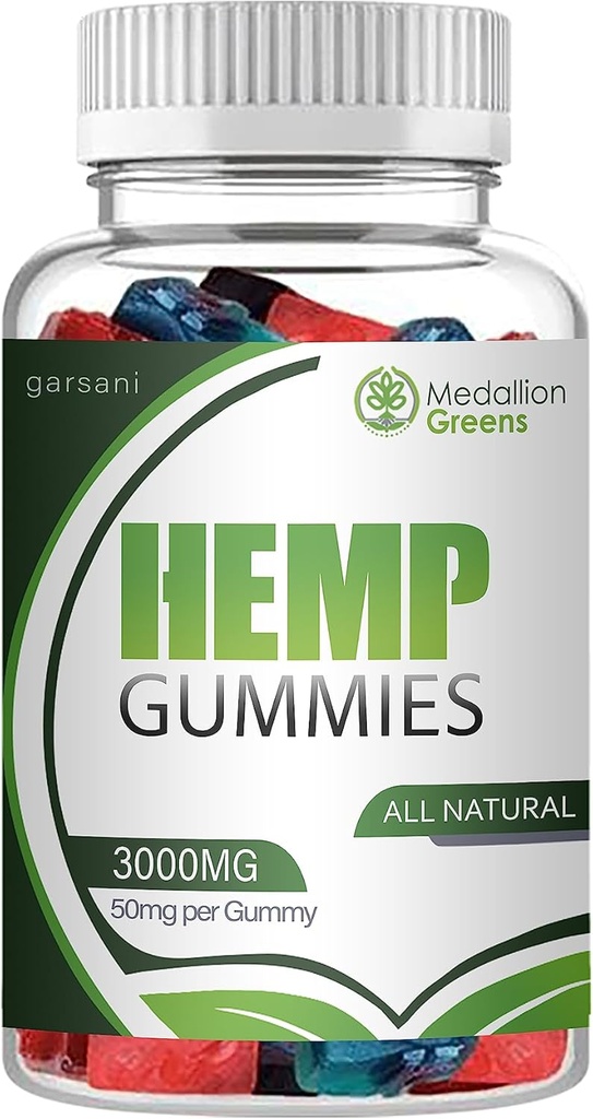 Medallion Greens Hemp Gummies (Single, 60 Gummies)