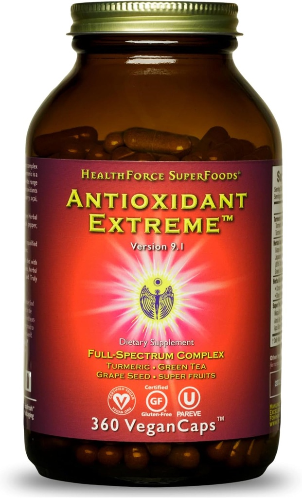 HEALTHFORCE SUPERFOODS Antioxidant Extreme - 360 Vegan Capsules
