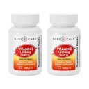 GeriCareのビタミンD 1,250mcg (50,000 IU)の高い効力は、骨密度、筋肉健康、免疫機能およびカルシウム吸収、一度A週の食事療法の補足、12の計算を支えます(2のパック)