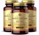 Solgar Methylcobalamin (ビタミンB12) 5000のmcg、60のnuggets (パッケージ3) - チェリーの味 - エネルギー代謝をサポート - 体 - レディ, アクティブフォーム - GMO非, ビーガン, グルテンフリー - 180 総サービング