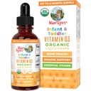 MaryRuth Organic USDA Organic Vitamin D Drops | ビタミンD3 液体 | 砂糖無料 | ビタミンDドロップ 乳児・乳幼児の免疫サポート | VIT D3 | グルテンフリー | GMO | ノンGMO | 90-150 サービング