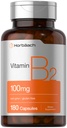 ホラボラチンビタミンB2 100mg | 180カプセル | リボフラビンサプリメント | 非GMO&グルテンフリー