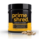 プライムShred:男性のための脂肪バーナー, 自然な食欲抑制剤, サーモニックワークアウト代謝ブースター&エネルギーサプリメント, 重量管理 w/緑茶, カフェイン L-カルニチン, ビーガン&大豆フリー, 90 キャップ