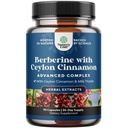 サービングコンプレックスごとのBerberine Plus 1200mg-Ceylon Cinnamonのカプセルが付いている酸化防止 BerberineのバランスをとることはSilymarinのミルクのこの薬のエキス-中心の健康サポート90のカプセルのための活動的なPKをカプセルに入れます