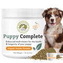 wholistic ペット オーガニック 子犬の完全 - 犬のマルチビタミン - 1 Lb - 毎日の犬のビタミン & 自家製食品のサプリメント - 免疫システム、皮膚、コート&全体的な健康 - 小さくて大きな繁殖の子犬