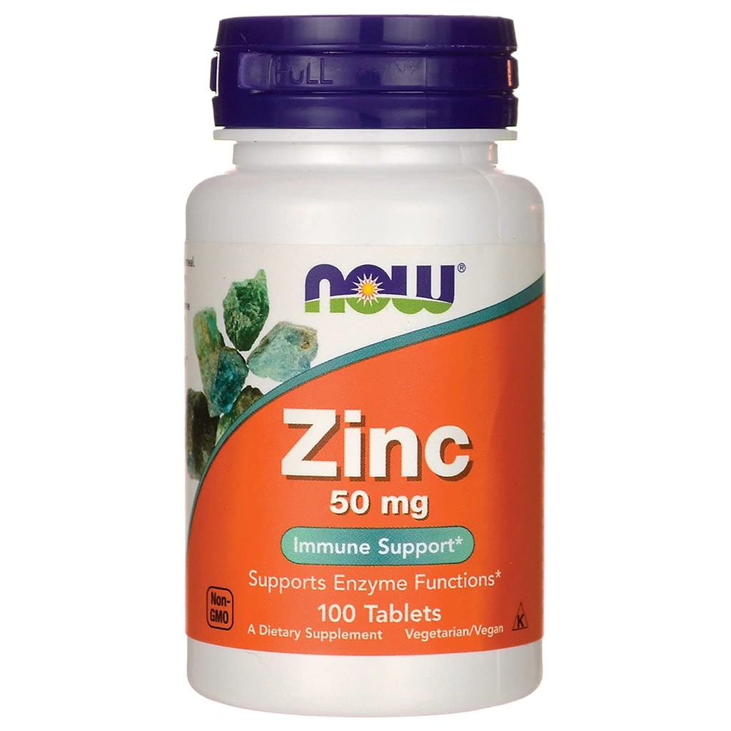 NOWの食糧亜鉛Gluconate、100のタブレット/50mg