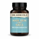 Dr. Mercola Hair, Skin and Nails - Biotin、Keratin、Hyaluronic acid - プレミアム品質 - ヘルシーエイジングをサポート - 非GMO、グルテンフリー&大豆フリー - 30カプセル(30サービング)