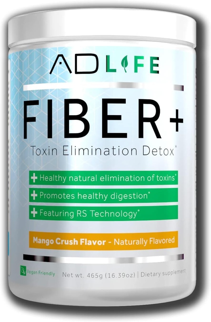 プロジェクトのAD繊維+ビーガン繊維の補足の粉、支持のガットの健康および消化の規則性(マンゴー、16.4のoz)