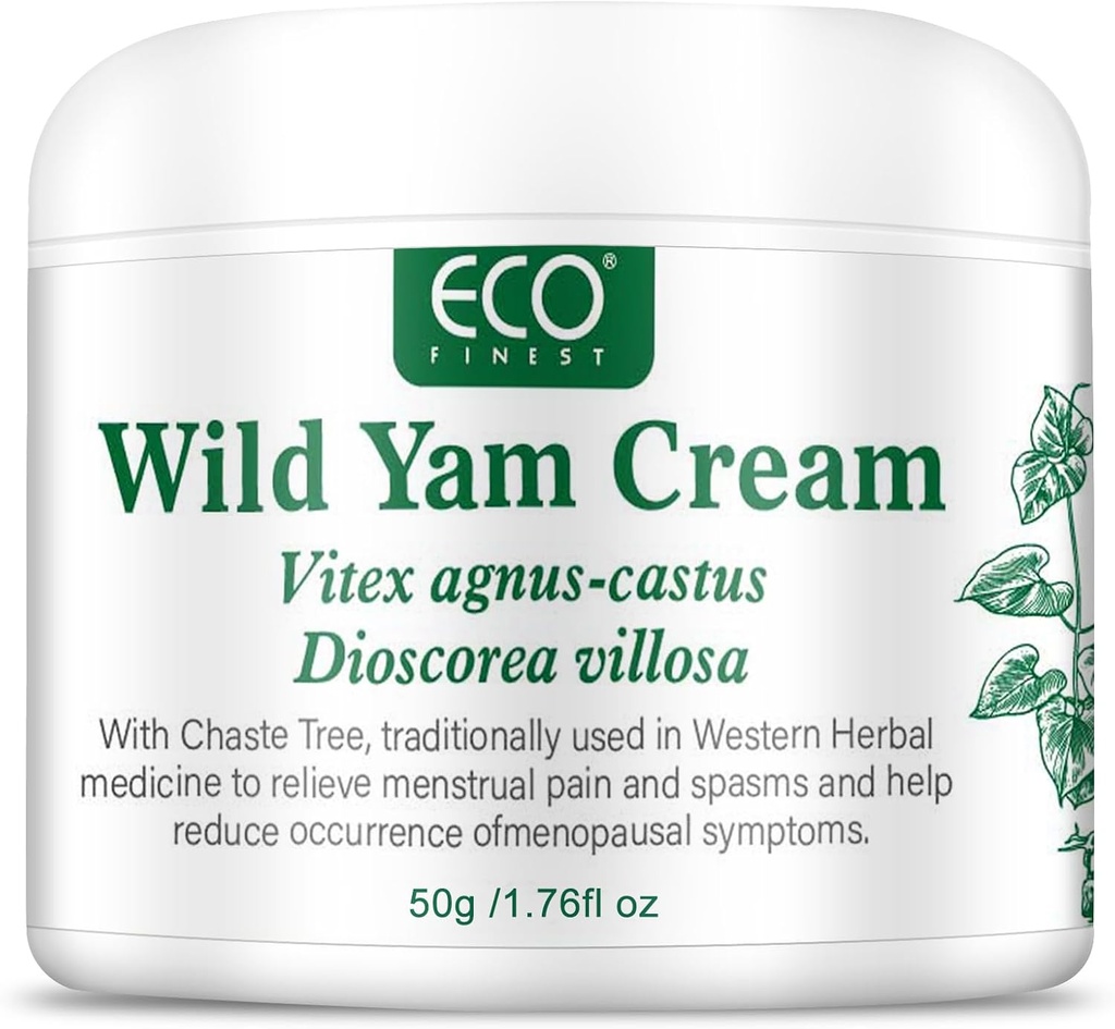 WFDL のホルモンのバランスのための野生のヤムのクリーム、Chasteberryの有機性ヤムのクリーム、Menopauseの救助のためのアロエ及びビタミンE、Soothes 夜汗及び熱いフラッシュ、Eases の気分の振動(1.76 OZ)