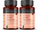 Pureclinica 1000mg Resveratrol x 180のタブレット(2つの90のびんはそれぞれ- 6か月の供給を錠剤にします)。より速い吸収のための黒いペッパーのエキスとの10 x強さそして