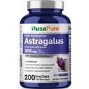NusaPure Astragalus 20:1のエキス、サービングごとの6,000mgと等価300のmg、200のベジギー カプセル、非GMO及びBioperine