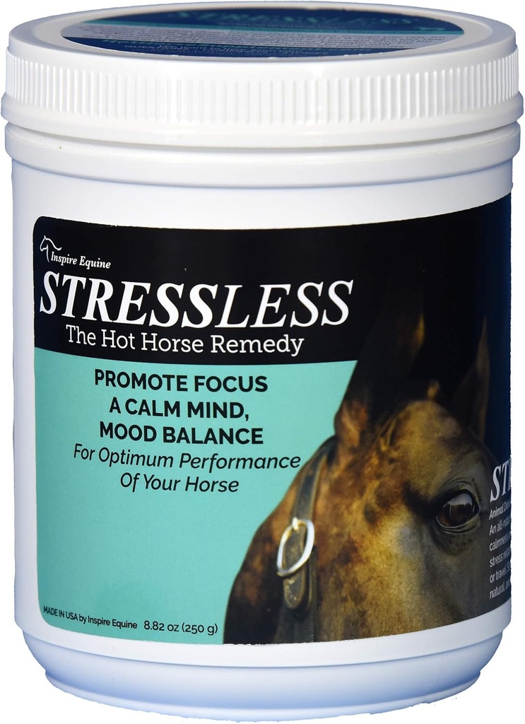 StressLess Hot Horse Supplement - 60 Day Supply - Promotes Calm & Focus - All Natural