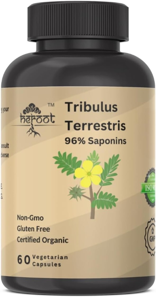 男性と女性のサプリメントのためのTribulus Terrestrisサプリメント(120カプセルのパック)