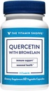 Bromelain - 250mgの酸化防止剤(60のカプセル)が付いているビタミンのshoppe Quercetin