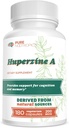 純粋なNootropics Huperzine A 200 mcg - 認知と記憶サポート - 180 ベジタリアンカプセル