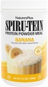 ネイチャーズプラス SPIRU-TEIN シェイク - バナナフレーバー - 2.4 lbs、スピルリナプロテインパウダー - 植物ベースの食事の交換、ビタミン&ミネラルエネルギー - ベジタリアン、グルテンフリー - 32 サービング