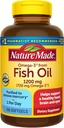 Nature Made Fish Oil Omega 3 Supplements, Omega 3 Fish Oil as Ethyl Esters 1200 mg Softgels, EPA DHA Supplement for Healthy Heart, Brain, Eye Support, One Per Day, 100 Softgels