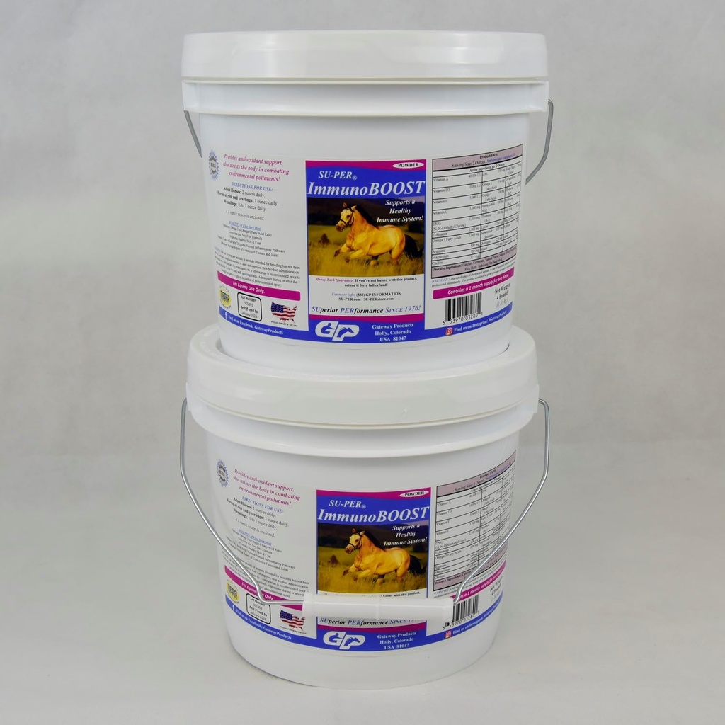 SU-PER免疫BOOST免疫サポートサプリメント - 高度な抗酸化ホースサプリメントは免疫とエイドの回復をブースト - 4ポンド、2パック
