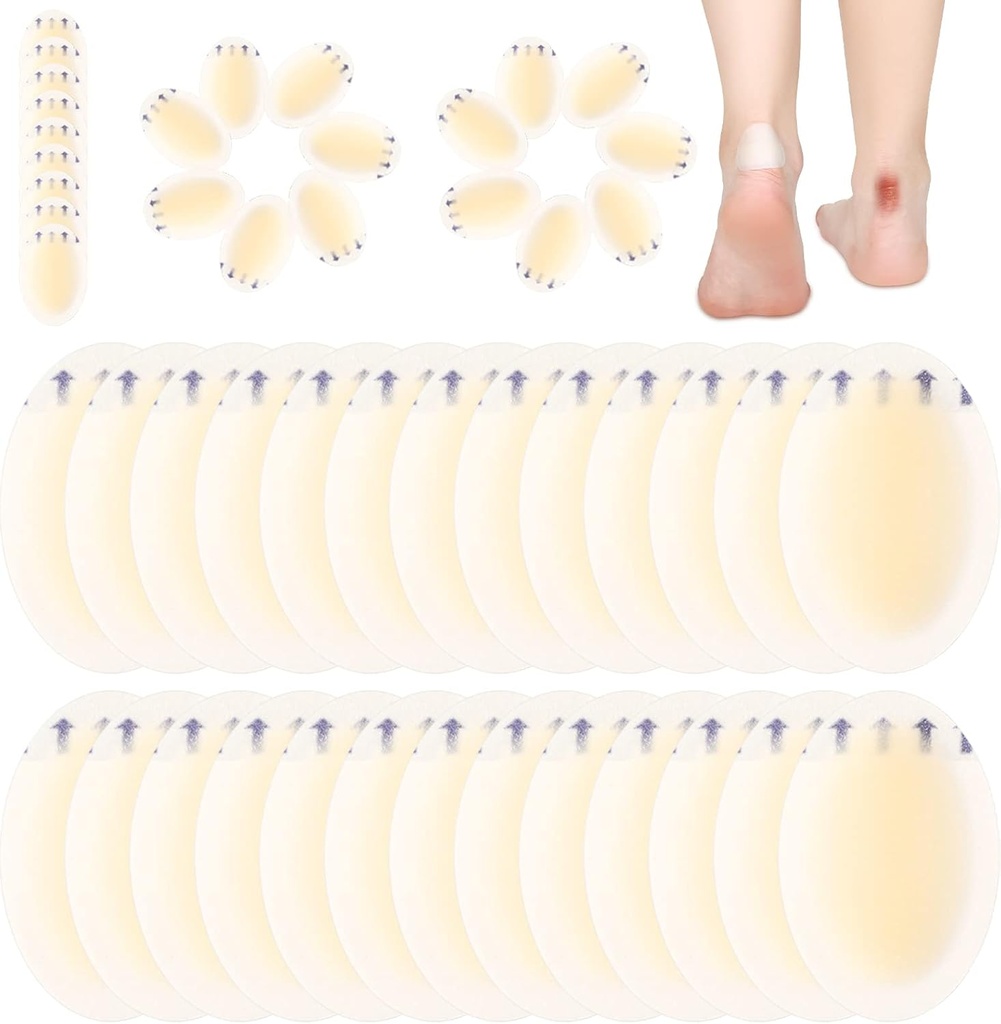 Tarpop 100 PC ブリスター 包帯 ハイドロコロイド ブリスター パッド ヒール 防水 ゲル 接着剤 包帯 プロテクター フィート Toes(シングル スタイル)