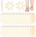Tarpop 100 PC ブリスター 包帯 ハイドロコロイド ブリスター パッド ヒール 防水 ゲル 接着剤 包帯 プロテクター フィート Toes(シングル スタイル)