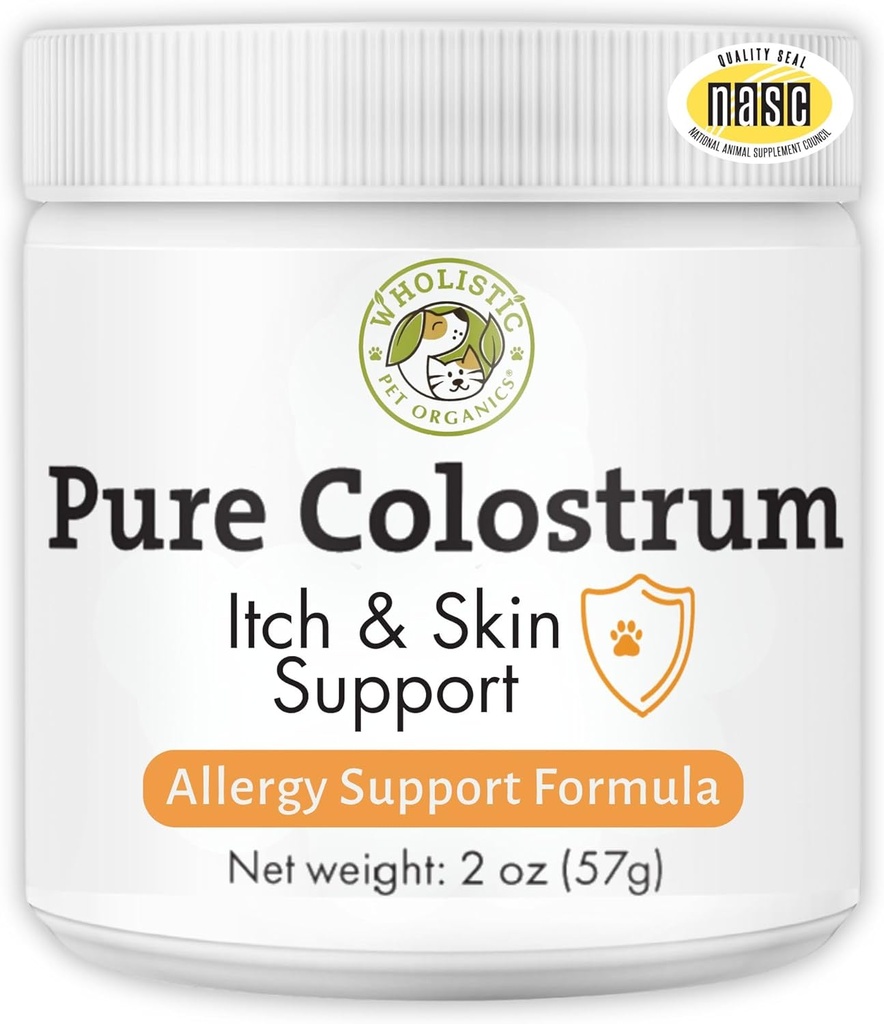 包括的ペット有機物牛のコロスタルパウダー - 2 Oz - 季節性犬アレルギー救済 - 犬のための痛みの軽減 - 犬のための自然な抗炎症サプリメント - 米国製 - 犬アレルギー咀嚼に代替
