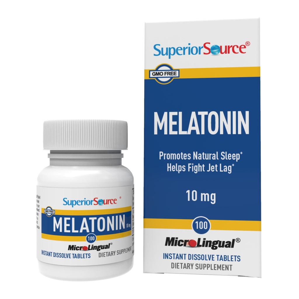 優秀な源のMeelatonin 10のmg -大人のための健康な睡眠サポート補足-Chamomileの援助の弛緩及び残りの睡眠のMelatoninの方式- 100のSublingualの解決のタブレット