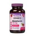 BlueBonnet栄養EarthSweet Melatonin 10mg高速解体ナイトタイムリラクゼーション&残りの睡眠サポート - 睡眠補助金 - グルテンフリー、ビーガン - ラズベリー味 - 120Chewable錠