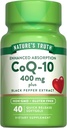 Nature's Truth CoQ10 400mg | Softgels | 最大強度 | 高吸収 | 非GMO&グルテンフリーサプリメント