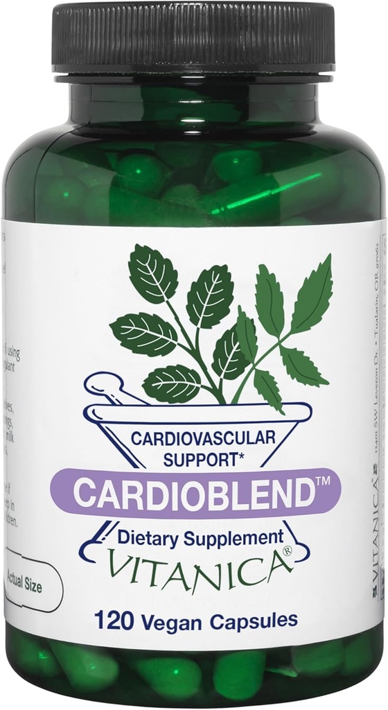 Vitanica CardioBlend, 心血管サポート, ビーガン, 120 カプセル