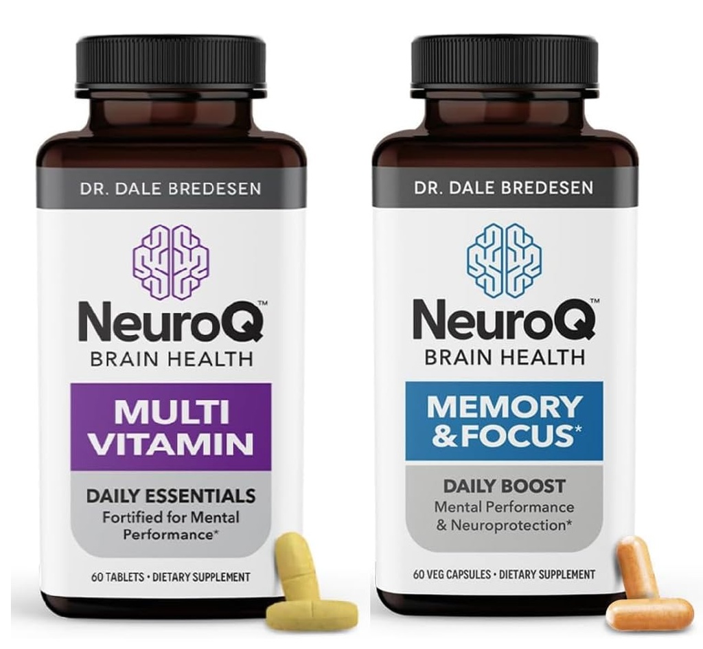 ライフシーズンNeuroQメモリ&マルチビタミンと焦点 - 認知能力と健康な脳機能 - 免疫をサポート - 120カプセル