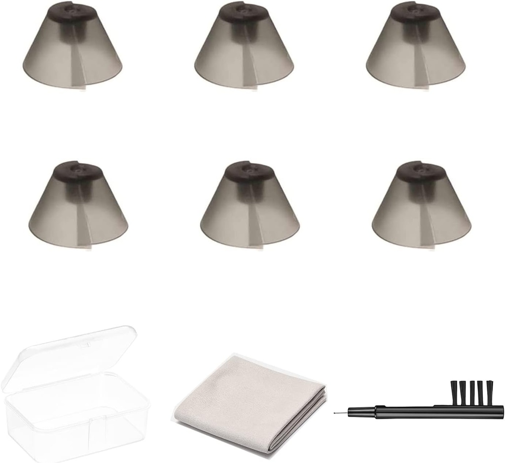 6つのカウントGNのResoundは標準的な受信機BTEの補聴器の耳の先端のドームに合います