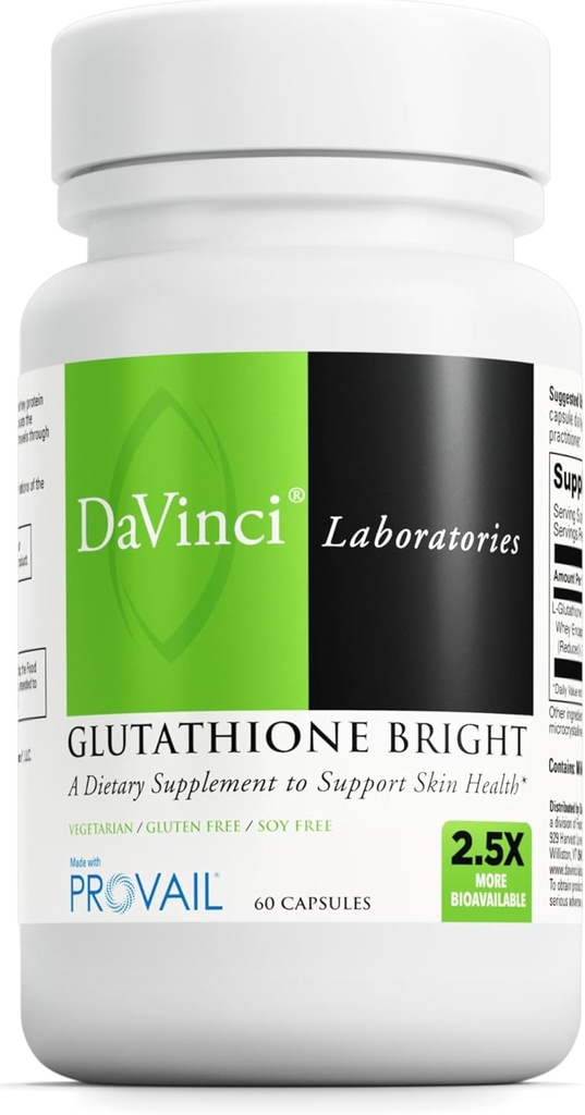 DAVINCI Labs - Glutathione Bright - 60 Capsules