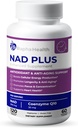 NAD | アドバンストエネルギー・アンチエイジングフォーミュラ | NADとコエンザイムQ10で | ハート&認知健康をサポート | 120カプセル - 60日の供給